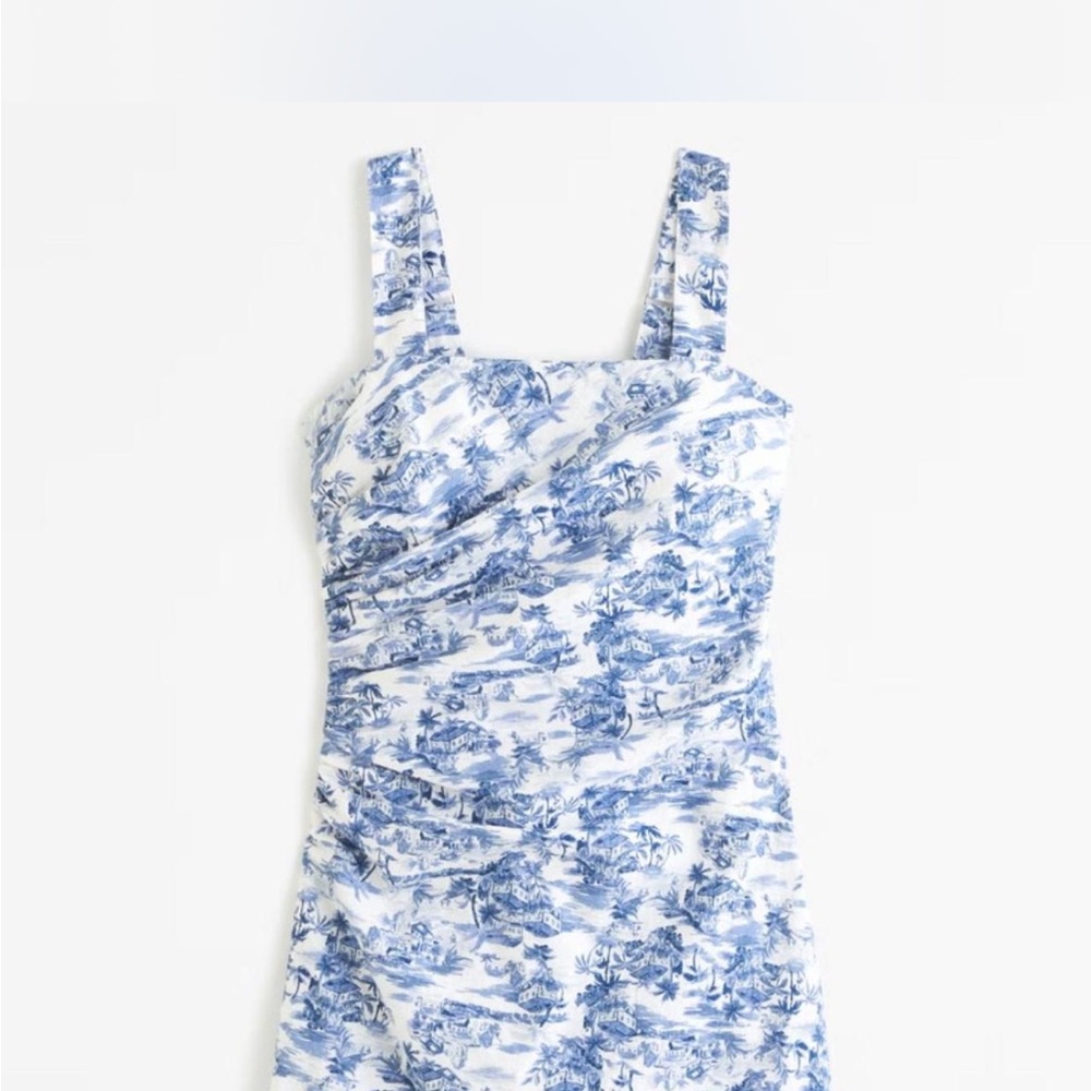 Abercrombie Linen Blend Mini Dress